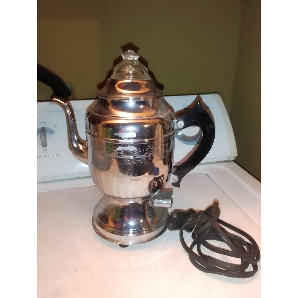 United Vintage Ornate Automatic Coffee Maker #950, Comes‎ With The Cord
